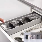Viyogo Organizator pentru tacamuri, 5 compartimente, 39.8 cm, Gri