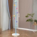 Viyogo Cuier pentru haine, 7 carlige in forma de ciuperca, otel carbon, 167 x 30 cm, albastru