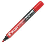 Pilot Alkoholos marker 1mm, kerek hegyű, Pilot 100 piros (SCA-100-R)