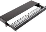 Nexans Patch panel Nexans N521663BK 24 porturi negru modular glisant (N521.663BK)