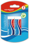 Keyroad Radír, PVC mentes 2 db/bliszter Keyroad Tec Eraser (KR971022) - azellato