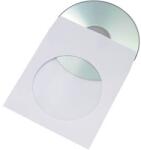 Bluering Boríték TCD öntapadó körablakos cd papírtok 125x125mm 1000 db Bluering® fehér (28424) - azellato