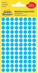 AVERY Etikett címke, o8mm, jelölésre, 104 címke/ív, 4 ív/doboz, Avery kék (3011) - azellato
