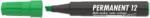 ICO Alkoholos marker 1-4mm, vágott Ico 12 zöld (9580008005)