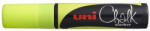 uni Krétamarker folyékony 15mm, Uni-Posca PWE-17K fluor sárga (2UPWE17KFLS) - azellato