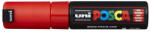uni Dekormarker 8mm, Uni Posca PC-8K piros (2UPC8KP) - azellato