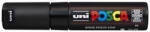 uni Dekormarker 8mm, Uni Posca PC-8K fekete (2UPC8KF) - azellato