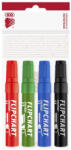 ICO Flipchart marker készlet vízbázisú 1-4mm, vágott Artip 12, 4 klf. szín (9580002000) - azellato