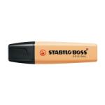 STABILO Szövegkiemelő 2-5mm, vágott hegyű, STABILO Boss original Pastel fakó narancs (70/125)
