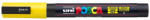 uni Dekormarker 0, 9-1, 3mm, Uni Posca PC-3M sárga (2UPC3MS) - azellato