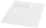 Bluering Boríték TC/4 szilikonos bélésnyomott bal ablak 55x90 ablak oldalról 20mm felülről 57mm Bluering® fehér (TC4SZBA55X90) - azellato