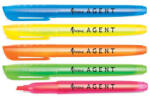 Forpus Szövegkiemelő kerek test AGENT Forpus kék (FO52024) - azellato