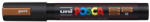 uni Dekormarker 1, 8-2, 5mm, Uni Posca PC-5M bronz (2UPC5MBRONZ) - azellato
