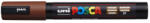 uni Dekormarker 1, 8-2, 5mm, Uni Posca PC-5M barna (2UPC5MB) - azellato