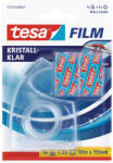 tesa Ragasztószalag 15mmx10m irodai 2 db víztiszta szalag+adagoló 57319 Crystal Clear Tesa (57319-00001-04) - azellato