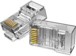 Vention Mufe RJ45 UTP Vention, Cat. 5e, 100 buc per punga, AWG 23-26, conectori auriti, transparent, "IDBR0-50" (timbru verde 0.08 lei) - 6922794744158 (IDBR0-50)