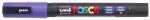 uni Dekormarker 0, 9-1, 3mm, Uni-Posca PC-3ML csillámló lila - azellato