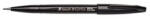 Pentel Ecsettoll, kalligrafikus hajlékony hegyű, Pentel SES15C-A fekete (SES15C-A) - azellato