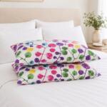 Kotonia Home Set 2 perne matlasate Kotonia Home - 50x70 cm, 630 gr/buc, decor multicolor 09 (126218)