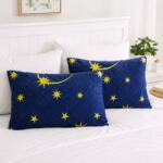 Kotonia Home Set 2 perne matlasate Kotonia Home - 50x70 cm, 630 gr/buc, decor stele 012 (126221)