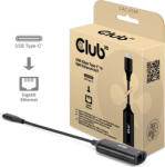 Club 3D Placa de retea Club3D USB-C la RJ45 Ethernet 5Gbps negru 1xLAN (CAC-2530)