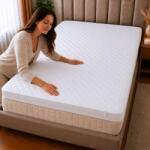 Kotonia Home Topper Saltea Memory Kotonia Home - 180x200+4 cm, alb (005100)
