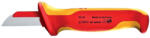 KNIPEX szigetelt kábelkés egyenes penge 190 mm (KNP-9854)
