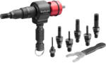 Fortum szegecsanyahúzó adapter készlet fúrógéphez M3-M4-M5-M6-M8-M10-M12 (4770664) - albaszerszam