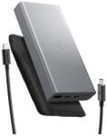 Spigen ea3020 vésztöltő usb+2 type-c aljzat(20000mah, 30w, pd gyorstöltő, led jelzés+type-c kábel)sötétszürke (ABA09434)
