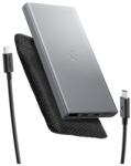 Spigen ea2210 vésztöltő usb+2 type-c aljzat(10000mah, 22.5w, pd gyorstöltő, led jelzés+type-c kábel)sötétszürke (ABA09432)