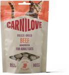 CARNILOVE Freeze-Dried Snack Beef cu iarba-mâței recompensă liofilizată pentru pisici 40 g
