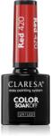 Claresa SoakOff UV/LED Color River géles körömlakk árnyalat Red 420 5 g