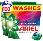 Ariel Allin1 PODS Folyékony Mosókapszula Színes Ruhákhoz, 100 Mosáshoz
