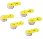 Intenso Hearing Aid A10 Cink Gombelem 6db/csomag (INTENSO_7504416) (INTENSO_7504416)
