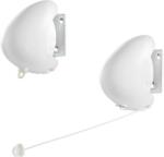 Leifheit Uscator de rufe pe perete Leifheit Rollfix Single 80 Longline, 8m, pentru interior si exterior (83106)