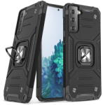 Wozinsky Husa Wozinsky Ring Armor Tough Hybrid Case Cover + Magnetic Mount for Samsung Galaxy S22 + (S22 Plus) Black - vexio
