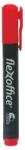 FlexOffice Alkoholos marker, 1, 5 mm, kúpos, FLEXOFFICE " PM03" , piros (FOPM03P) (FOPM03P)