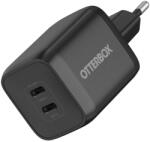 OtterBox Fali töltő 65W GaN USB-C 45W+20W PD Fekete 78-81460 (78-81460)