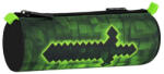Starpak Penar etui cilindric cu 1 fermoar Starpak, 7.3 x 21.5 x 7.3 cm, 550975, Motiv Pixel (P4632) Penar
