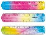 Keyroad Vonalzó 15 cm, flexibilis Keyroad Flex Draw színátmenetes (KR972275) - pepita