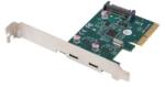 Lanberg Adaptor PCI-Express Lanberg PCE-UC3-002, 2 x USB-C 3.1 Gen 2 (PCE-UC3-002)