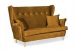  Ari Skandináv Szárnyas Kanapé, Nem Átalakítható, Family Furniture, Aranysárga
