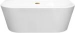 Besco Vica cadă de perete 169x80 cm ovală alb #WAS-170VNZL (#WAS170VNZL)