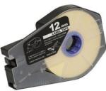 Compatibil Bandă autoadezivă compatibilă pentru Canon M-1 Std/M-1 Pro, 12 mm x 30 m, casetă, albă (PT1112W)