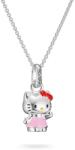 Thomas Sabo Hello Kitty nyaklánc rózsaszín ruhában (KE2388-M06-7-L45V)