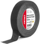 AMIO textil szigetelőszalag - fekete - 19mmx15m