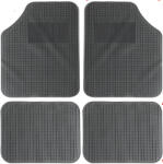  ECO SLIM 4db-os univerzális, vágható gumiszőnyeg szett - fekete