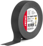 AMIO PET szigetelőszalag - fekete - 19mmx25m