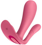 Satisfyer Top Secret+ - vibrator purtabil pentru punctul G și anal (roz) (4061504083872) Vibrator