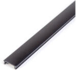  Phenom alumínium LED profil takaró búra fekete 1m (41026A1-hez) 41026M1-BK (41026M1-BK)